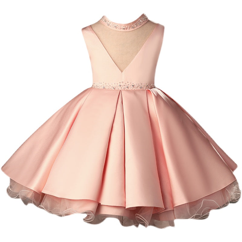 Girl Formal Princess Dresses Baby Baby Girl Dress Summer Elegant Beaded Ball Gowns Prom Dress, Pink / 9-10 Years (150cm) Girl Formal Princess Dresses Baby Baby Girl Dress Summer Elegant Beaded Ball Gowns Prom Dress, Pink / 9-10 Years (150cm)