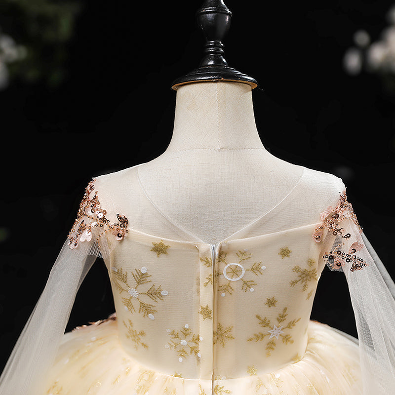 Baby Girl Flower Dress Girl Princess Dress Stars Sequins Baptism Birth marryshe Baby Girl Flower Dress Girl Princess Dress Stars Sequins Baptism Birth marryshe
