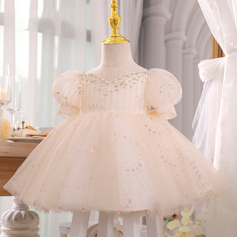 Baby Girl Formal Princess Dresses Girl Puffy Cake Birthday Party Pageant Dresses