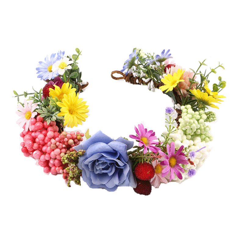 Handmade Flower Wreath