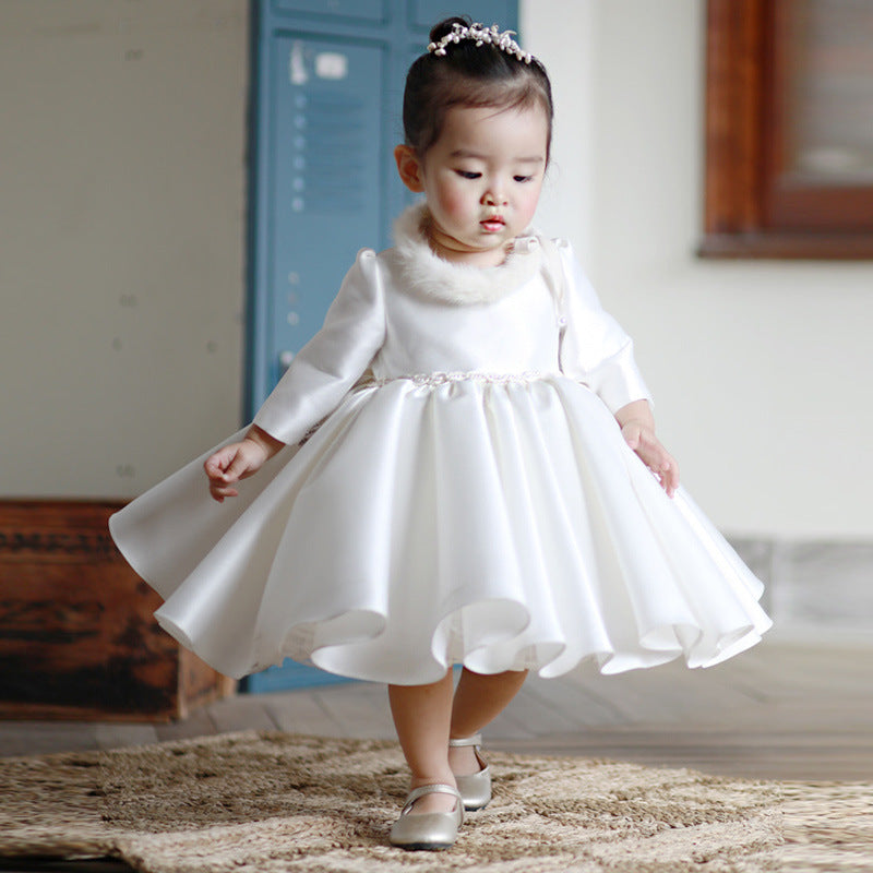 Polyester White Kids Gowns at Rs 765 in Mumbai | ID: 4185794933