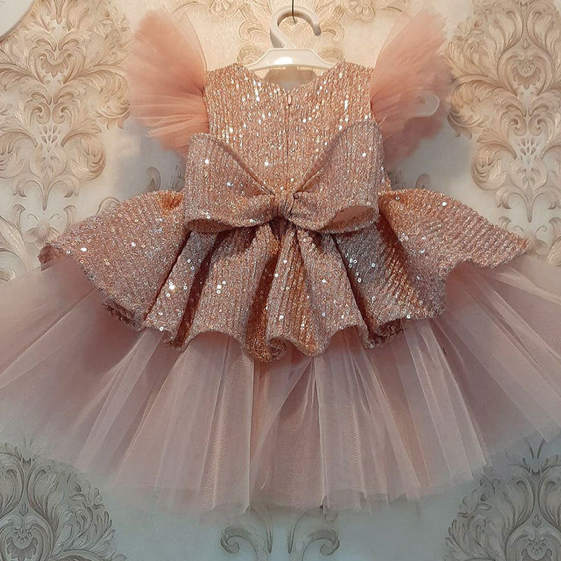 Girl Summer Lace Sequins Princess Dress Toddler Christmas Party Dress marryshe Girl Summer Lace Sequins Princess Dress Toddler Christmas Party Dress marryshe