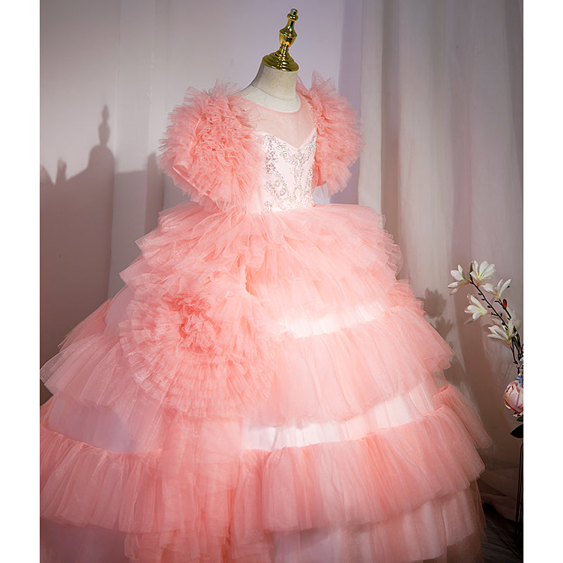 Luxury Baby Girl Beauty Pageant Princess Dress