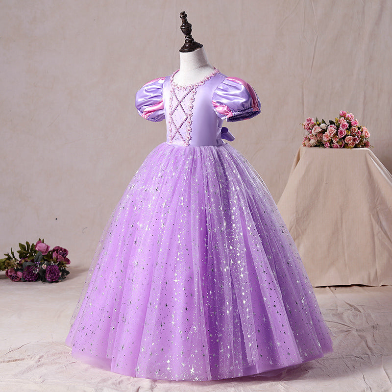 Cute Baby Girls Puffy Wedding Birthday Costume Princess Dress