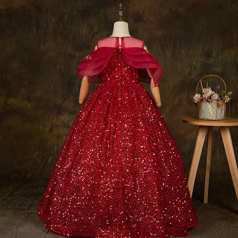 american princess dresses red American princess girl ruby red and white