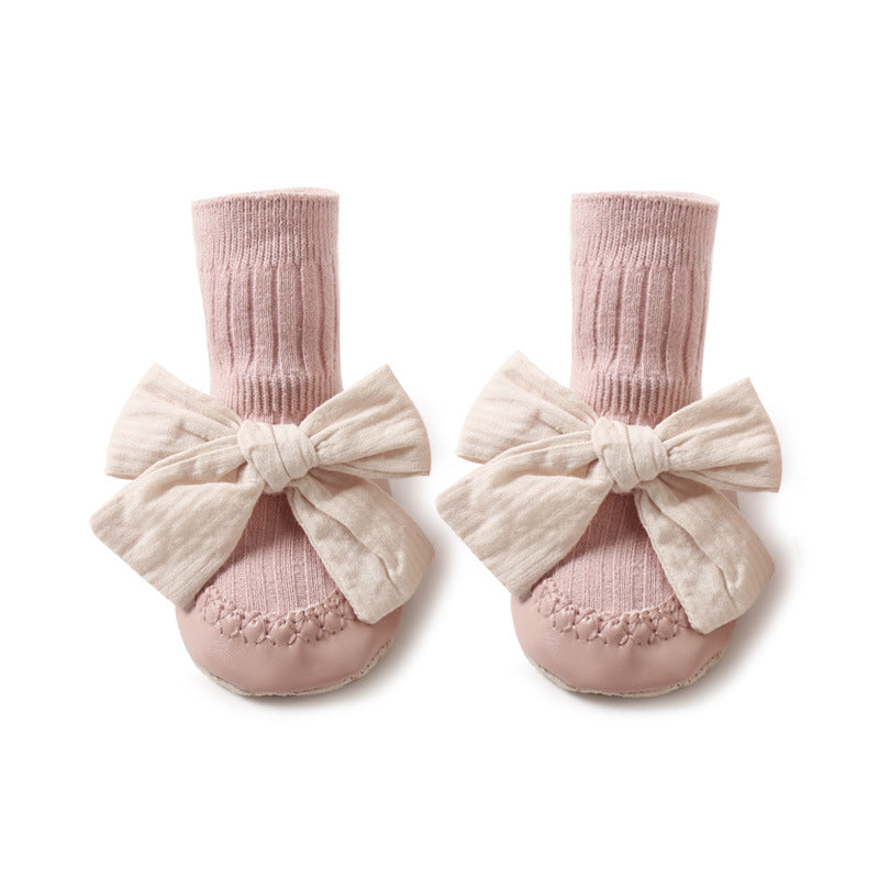 Baby Bowknot Princess Socks Toddler Socks Shoes