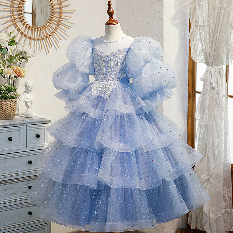 Children's Party Dress Girls Birthday Princess Dress Toddler Communion Dress main image 0