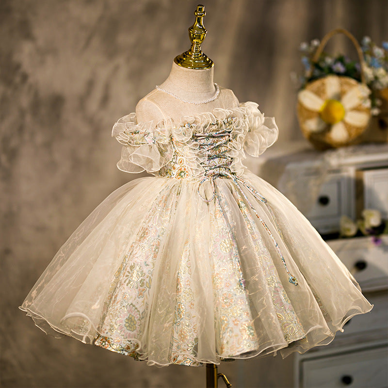 Ball Gown Dress Wedding Party Toddler | Child Fluffy Wedding Dress Children  - Summer - Aliexpress