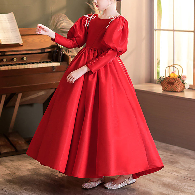 Black Friday Offer - Toddler Dress - Girl Christmas Dress Toddler Ball Gowns Girl Red Bubble Long Sleeve Puffy Pageant Party Princess Dress, Red / 5-6 Black Friday Offer - Toddler Dress - Girl Christmas Dress Toddler Ball Gowns Girl Red Bubble Long Sleeve Puffy Pageant Party Princess Dress, Red / 5-6