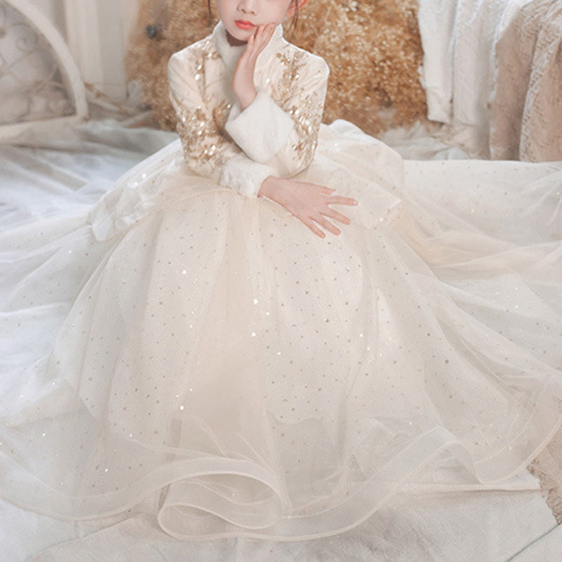 winter wedding flower girl dresses 27 Winter Flower Girl Outfits To Keep Them Warm And Stylish