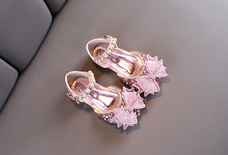 Flower Girls Bowknot Dance Performance Sandals