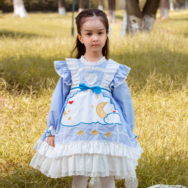 Baby Girl Dress Toddler Birthday Party Cute Lolita Elegant Velvet Puffy Princess Dress