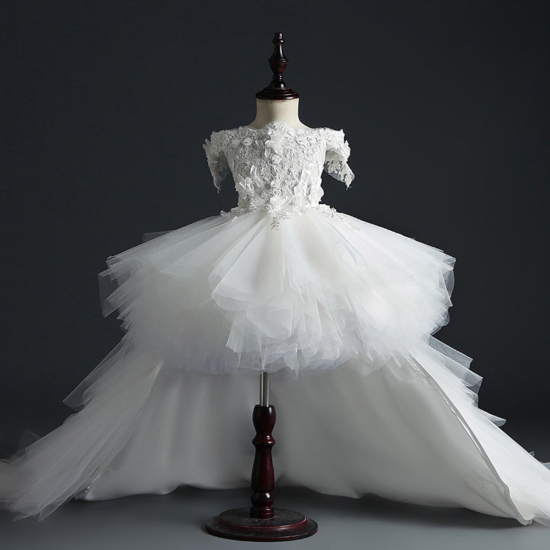 Ball Gown 11 Year Old Girl Dresses Girls Pageant Princess Dresses Baby Girl Summer Embroidery Puffy Prom Dress, White(Long) 2-3 Years (100cm) Ball Gown 11 Year Old Girl Dresses Girls Pageant Princess Dresses Baby Girl Summer Embroidery Puffy Prom Dress, White(Long) 2-3 Years (100cm)