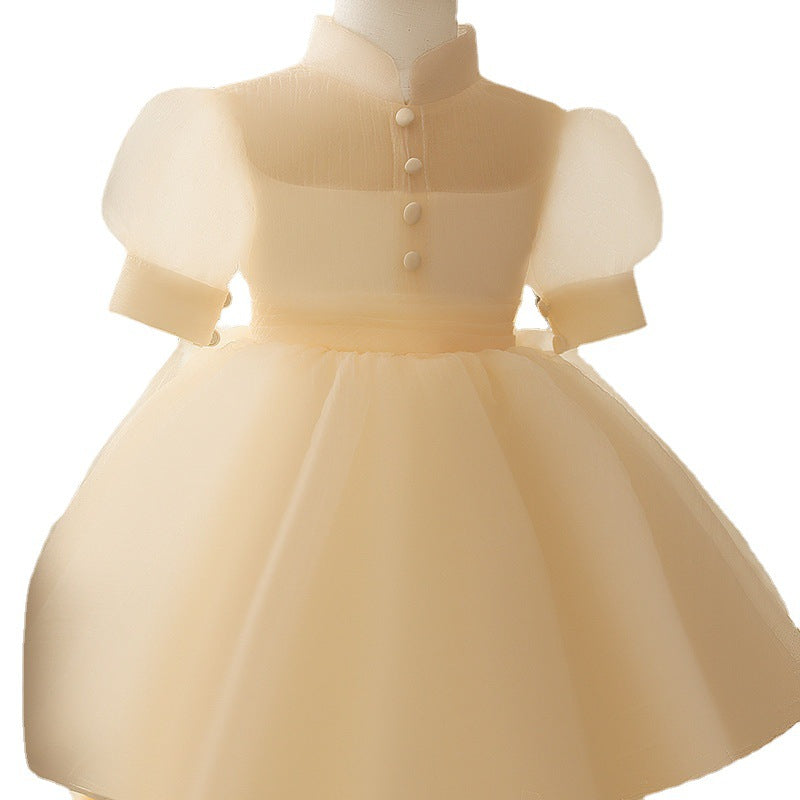 Girl Formal Dresses Baby Girl Mesh Puffy Ball Gowns Princess Dresses