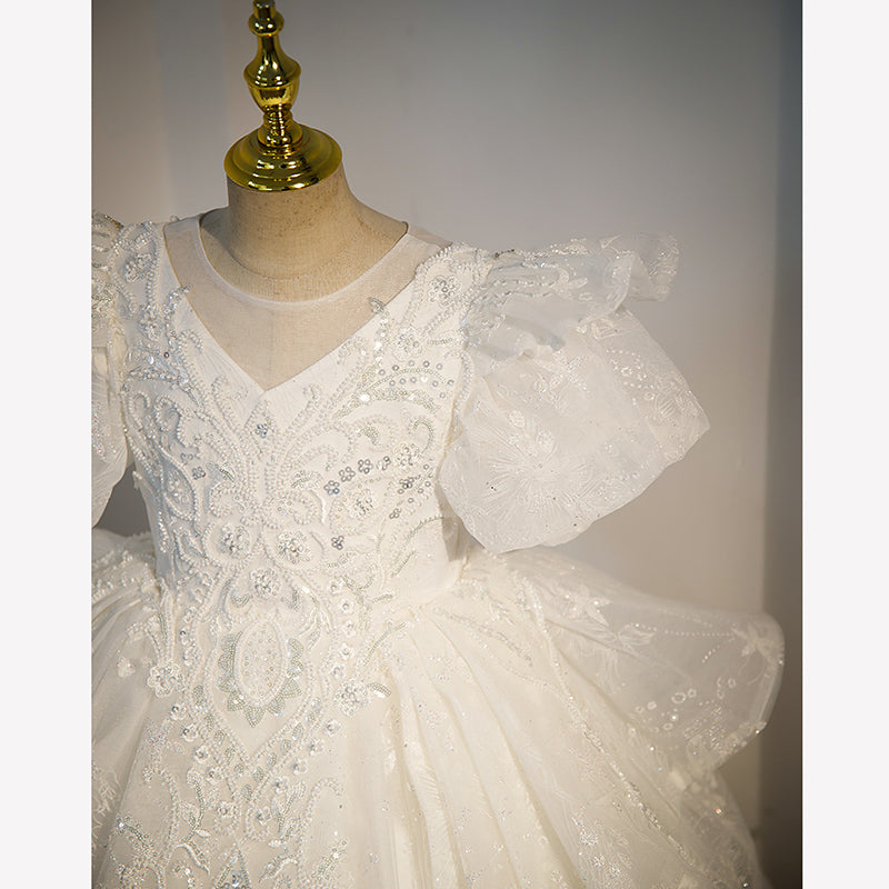 Luxury Baby Girl Wedding Princess Dress