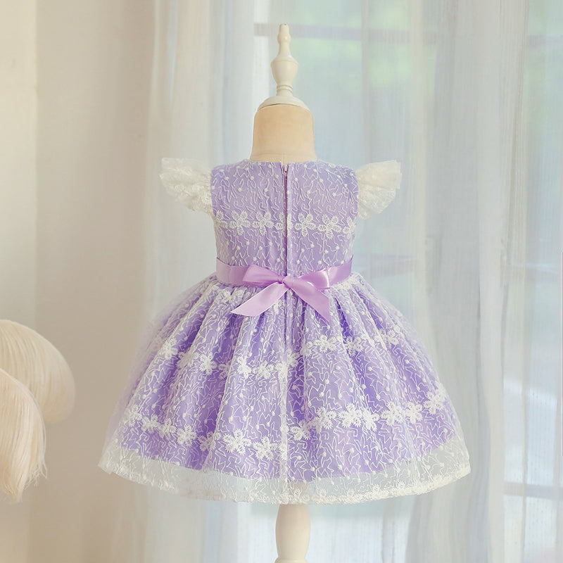 Baby Girl Princess Dresses Easter Dress Toddler Cute Sweet Lace Ball Gowns Prom Dress