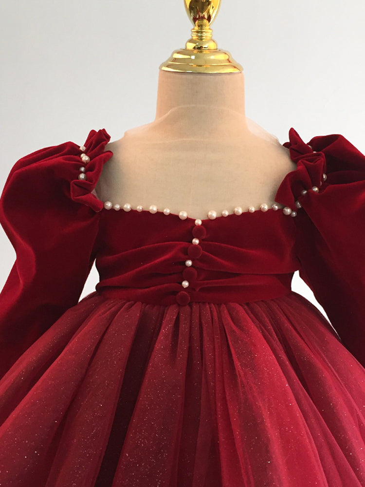 Girl Christmas Dress Baby Girl Princess Formal Dress Girl Girl Birthday Dresses Toddler Prom Dress