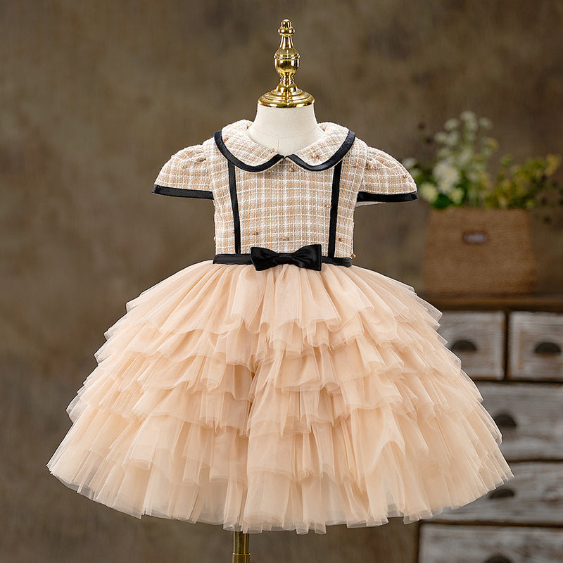 Toddler Prom Dress Baby Girl Princess Cake Dress First Communion Princess Dress