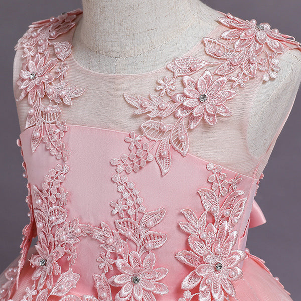 Sequin Flower Princess Dress