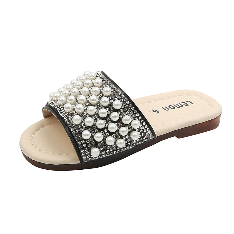 Children's Bead Beach Shoes Slippers