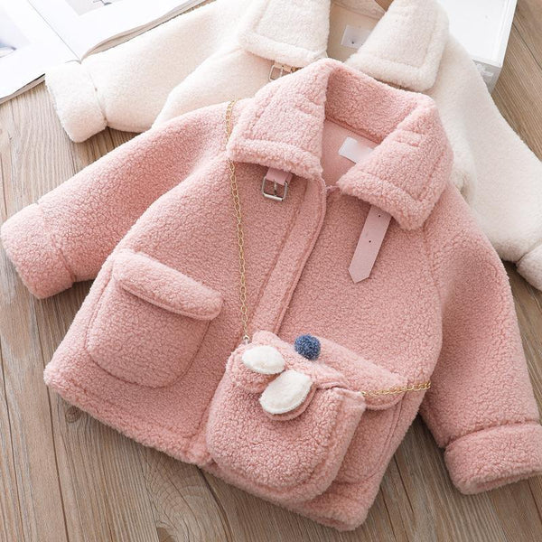 Girls' Lamb Velvet Jacket