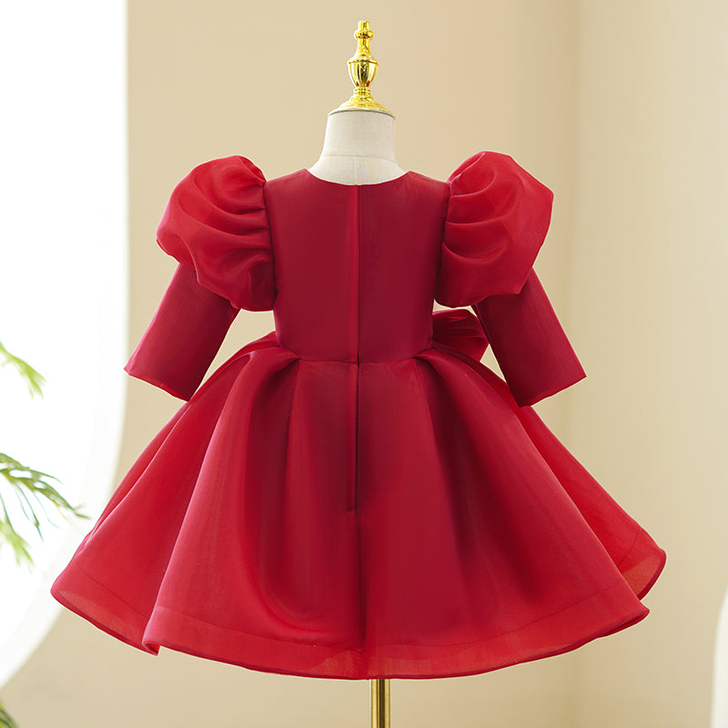red long sleeve bow dress Girl Christmas Dress Toddler Prom Dress Girl Princess Dress Red Long Sleeve Bow Puffy Party Dress, Red / 3-4 Years (110cm) red long sleeve bow dress Girl Christmas Dress Toddler Prom Dress Girl Princess Dress Red Long Sleeve Bow Puffy Party Dress, Red / 3-4 Years (110cm)