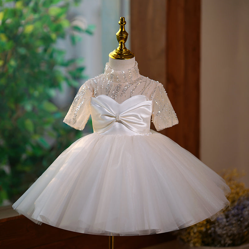 Cute Baby Girl Birthday Dress  Toddler Fluffy Party Princess Dress