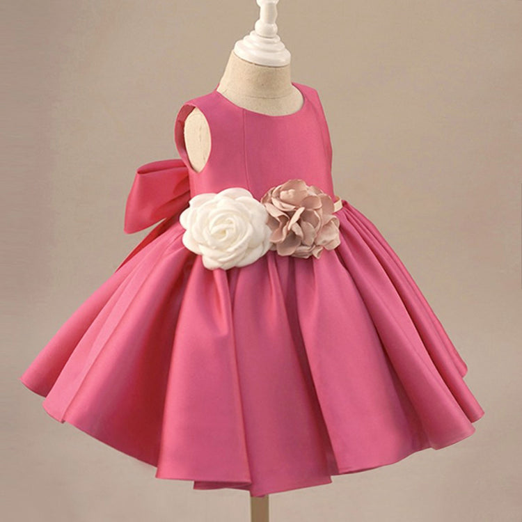 First Communion Dress Baby Girl Birthday Party Dress Toddler Sleeveless Ball Gowns Princess Dress