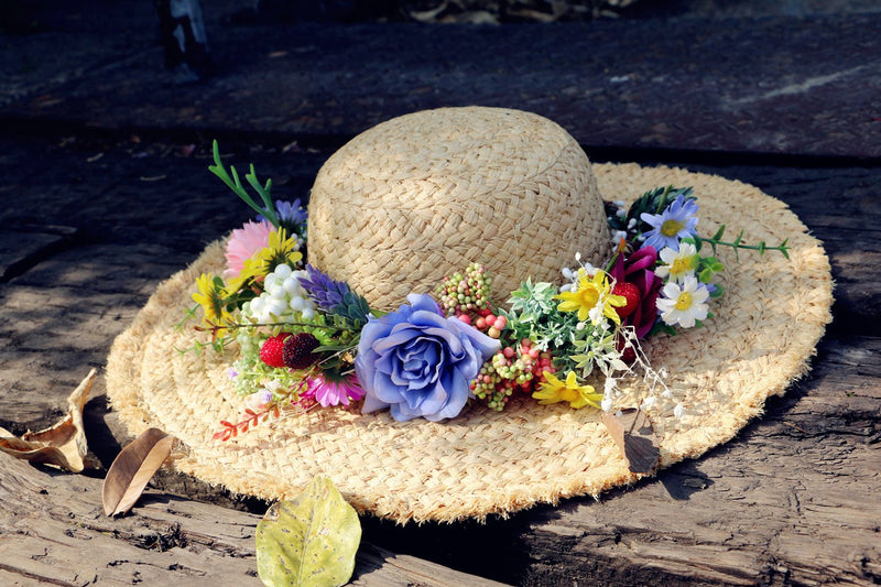 Handmade Flower Wreath