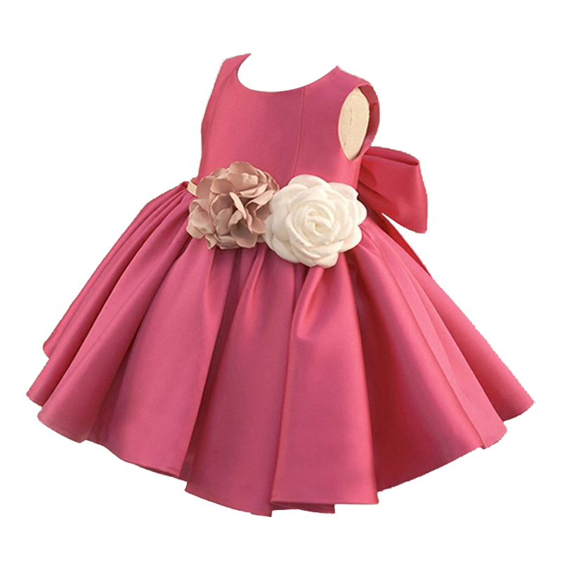 red and pink party dress Roselyn Pink & Red Floral Maxi Dress