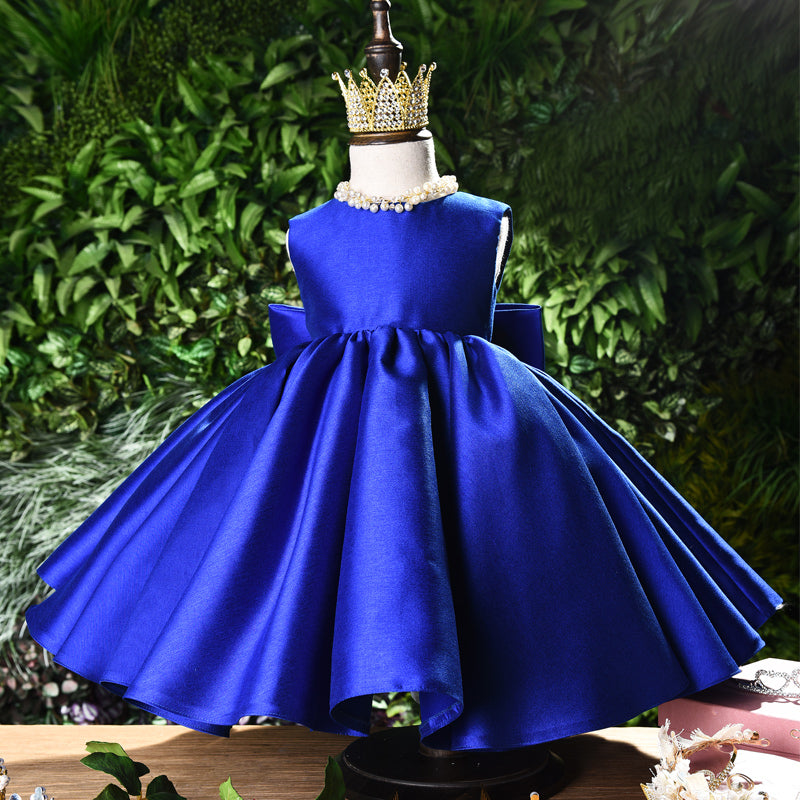 Girl Formal Princess Dresses Toddler Vintage Elegant Puffy Birthday Party Dress