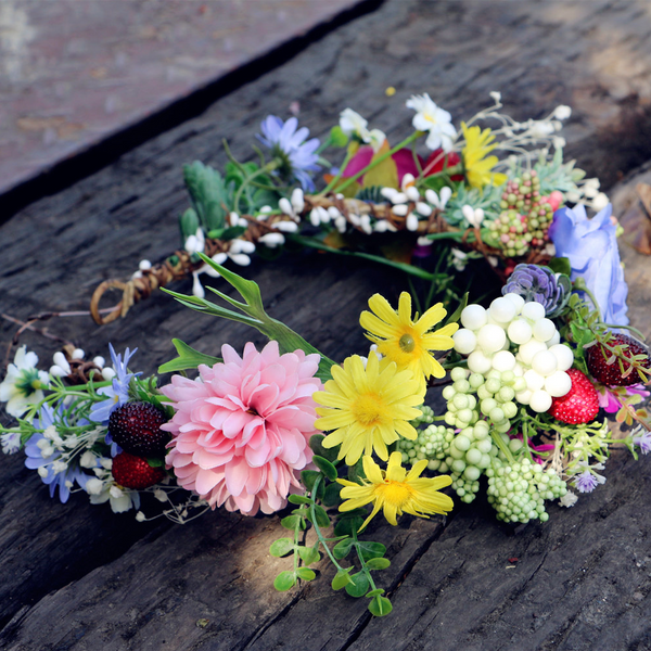 Handmade Flower Wreath