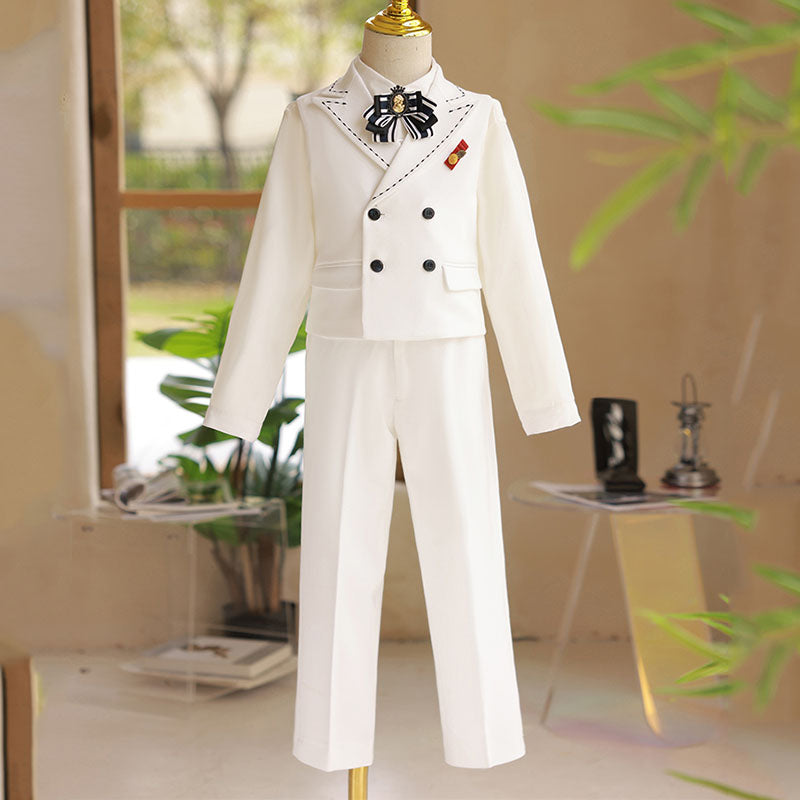 Cute Children Wedding Birthday Costume Suit Set