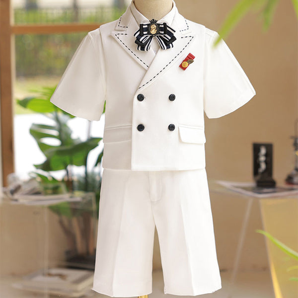 Cute Children Wedding Birthday Costume Suit Set