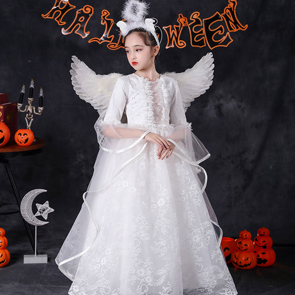 Halloween Costume Angel Girl Princess Dress