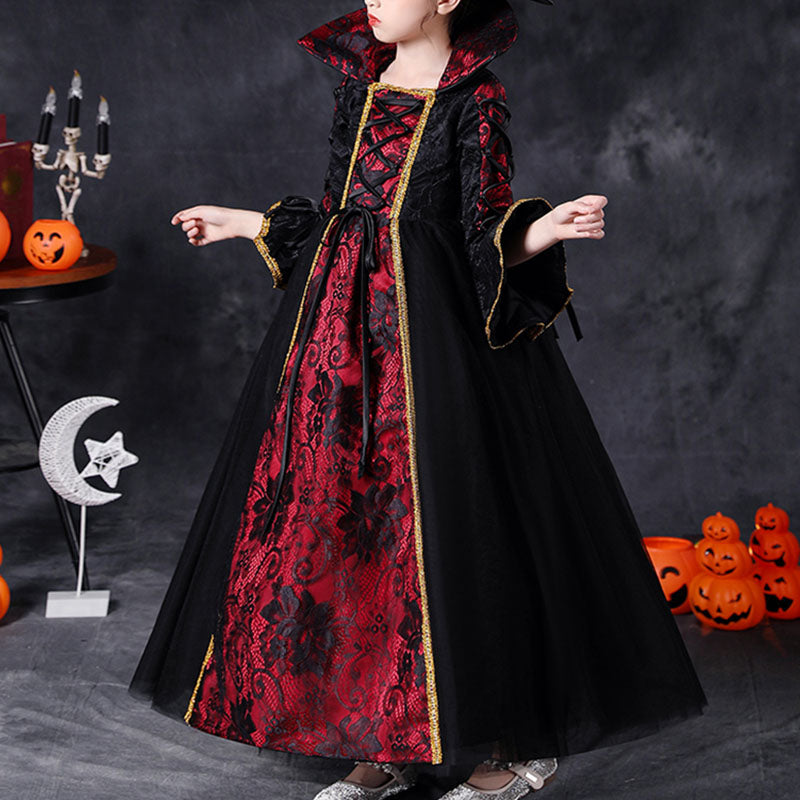 Halloween Cosplay Girl Vampire Witch Costume Princess Dress
