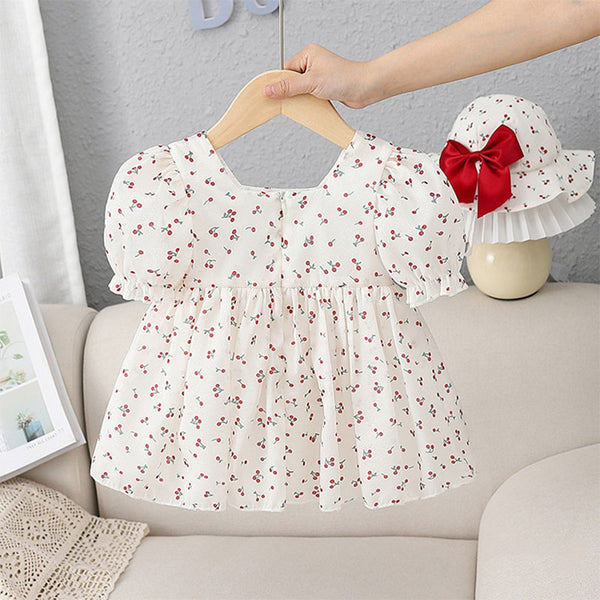 Toddler Summer Dress Baby Girl's Polka Dot Dress