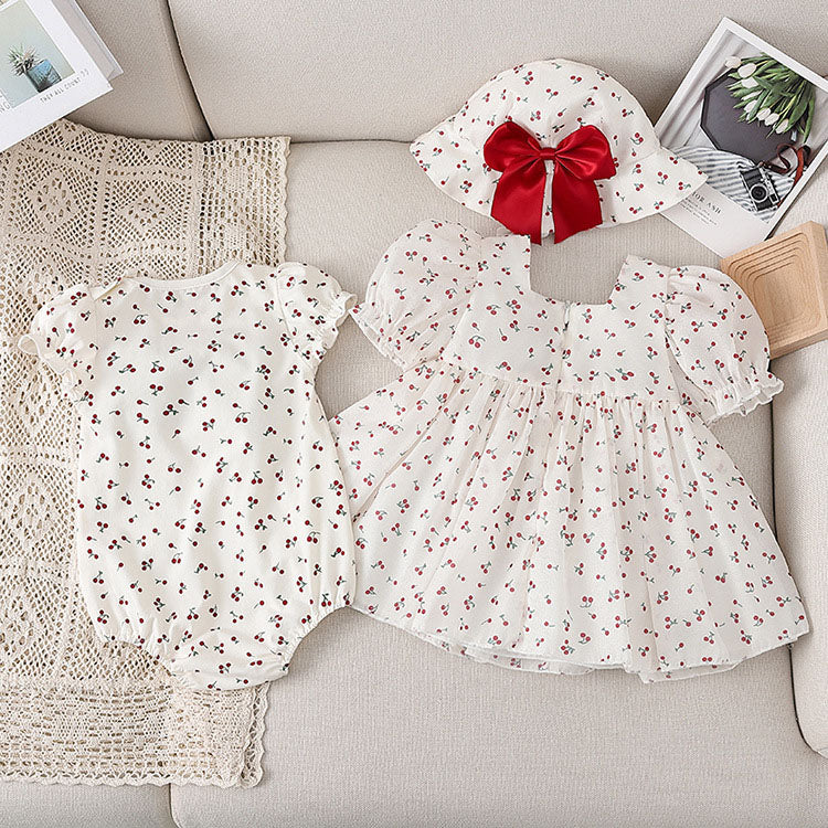 Toddler Summer Dress Baby Girl's Polka Dot Dress