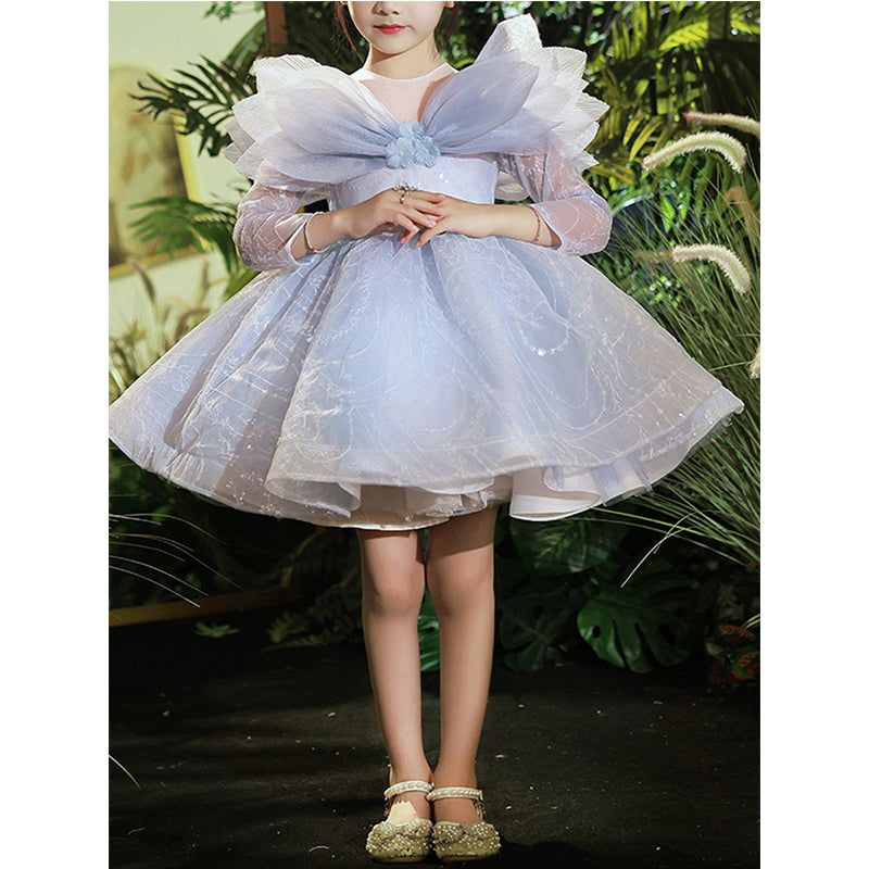 Luxury Girl Wedding Piano Princess Dress