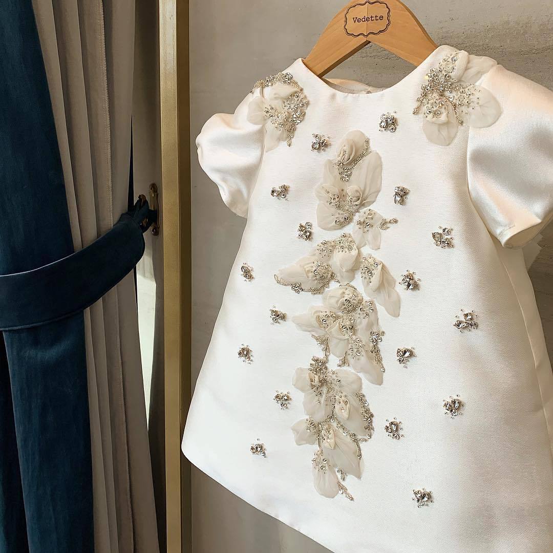 Cute Baby Girl Embroidery Dress Toddler Birthday Princess Dress main image 0