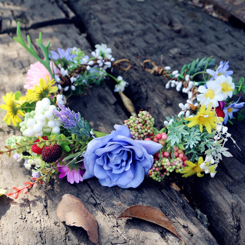 Handmade Flower Wreath