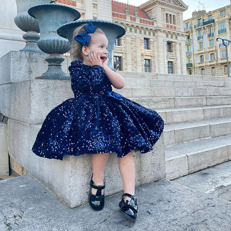 Baby Girl and Toddler Birthday Party Dresses Easter Dress Sequin Fluffy Girl Pageant Princess Dresses Baby Girl and Toddler Birthday Party Dresses Easter Dress Sequin Fluffy Girl Pageant Princess Dresses